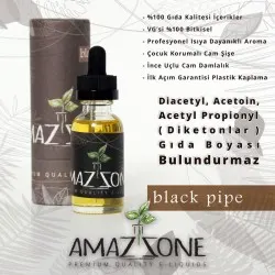 Amazzone - Siyah Pipo Premium Likit 20ML