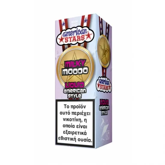 American Stars Milk Moooo 30 ML Likit