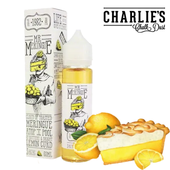 Charlies Chalk Dust - Mr Meringue (Limonlu Kek) 60 ML