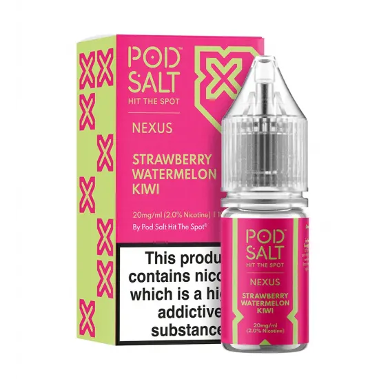 Pod Salt - NEXUS - STRAWBERRY WATERMELON KIWI Salt Likit 30ML