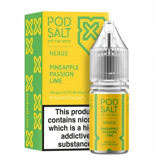 Pod Salt - NEXUS - PINEAPPLE PASSION LIME Salt Likit 30ML