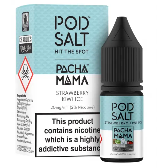 Pod Salt - Charlies Chalk Dust Pacha Mama Strawberry Kiwi Ice 30ML