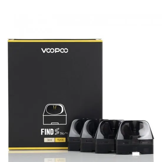 Voopoo Find S Trio Boş Yedek Kartuş 4 Adet